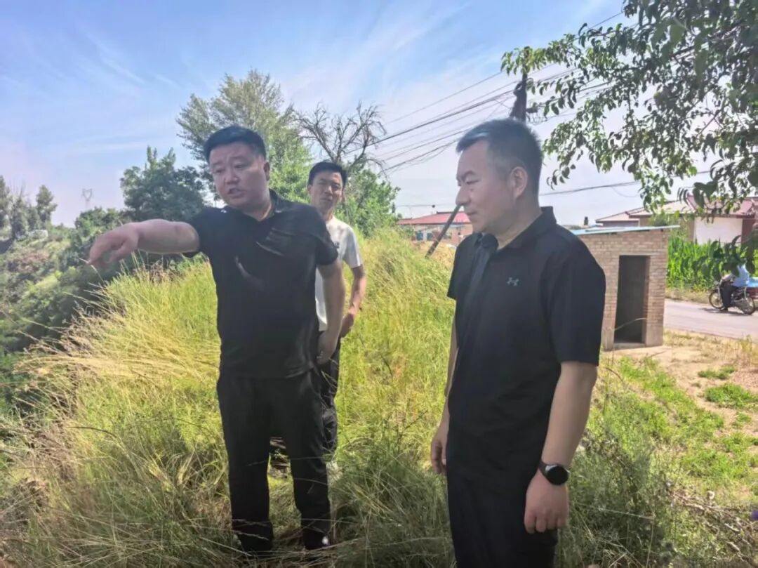 庆城县党政领导干部深入一线开展防汛及地质灾害隐患排查