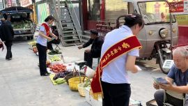 邮储银行庆城县支行开展社保卡惠民服务宣传活动