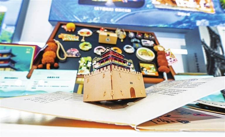 嘉峪关馆文旅产业展区。