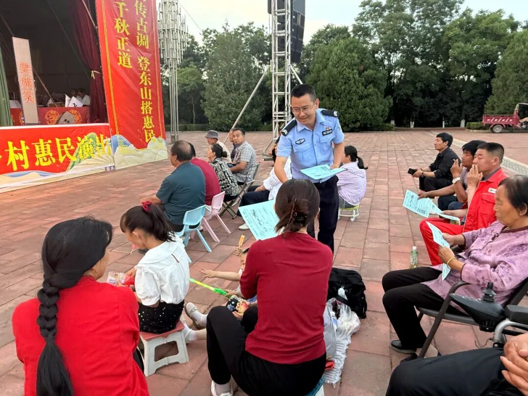 宣讲走进物资交流会 用“暖心讲”筑牢“防护网”