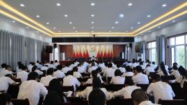 孔卫涛讲授树立和践行正确政绩观学习教育专题党课