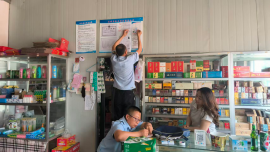 庆城县：卅铺市场监管所抓实食品安全信息公示工作