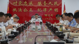 庆阳市公安局党委理论学习中心组学习贯彻习近平党建思想和习近平总书记“七一”重要讲话精神