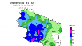 庆阳发布最新气象信息快报（截止26日19时）