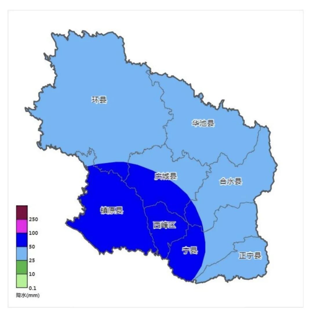 图2.7月27日08-28日08 时降水量预报