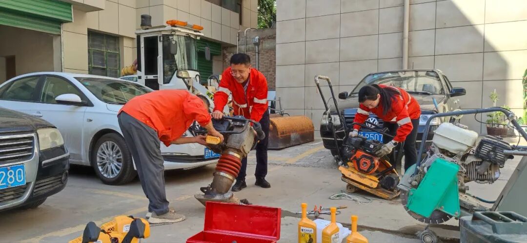 环县公路段开展小型养护机具集中维保行动