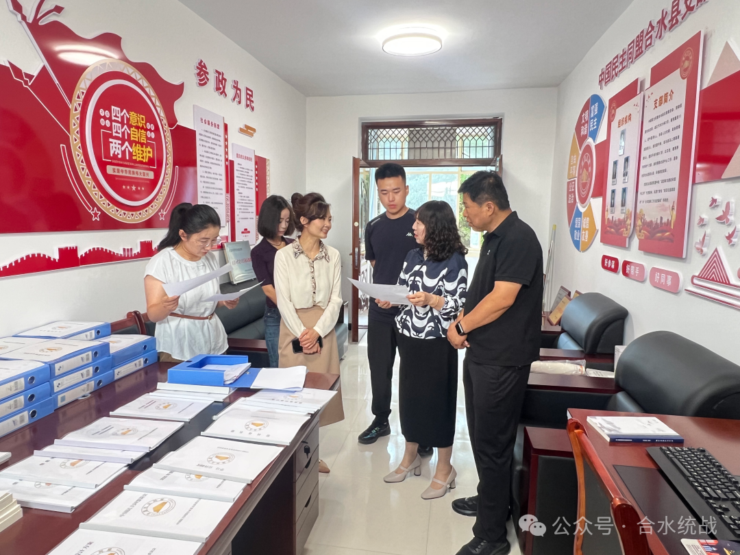 民盟庆阳市委会督导合水支部主题教育及规范化建设等工作