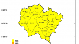 庆城县雷雨大风黄色预警信号