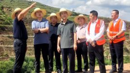 省交通运输厅防汛抢险东部片区工作组在庆阳指挥防汛抢险工作