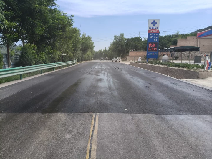 ▲修复后路面