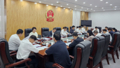 庆阳市五届人大常委会党组（扩大）会议召开