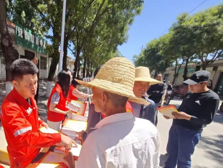 庆城县南庄乡深化油地合作助力乡村振兴