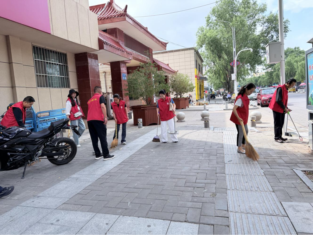 庆阳市自然资源局开展“主题党日+文明实践志愿服务”活动