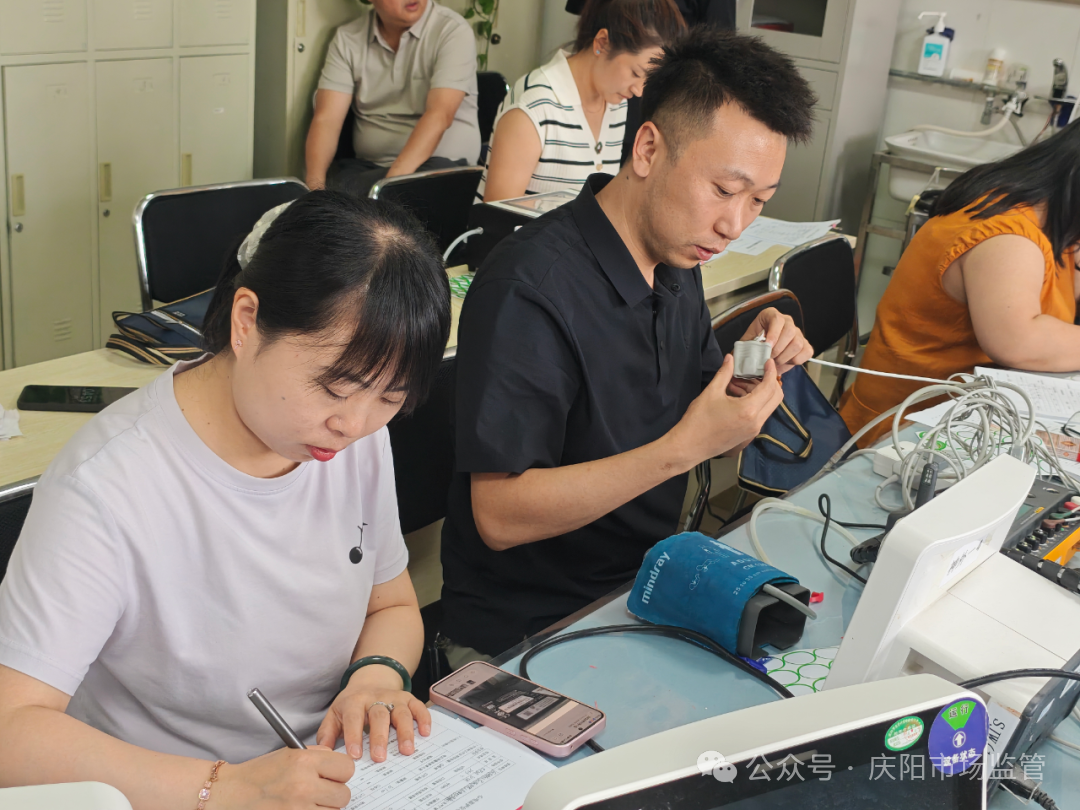 庆阳质量检验检测研究院开展全市医疗机构计量器具专项检定工作