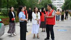 庆阳市社会福利院党员干部走进介子路社区开展主题党日活动