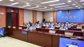庆阳市检察院在全省检察机关“检护民生”工作视频调度会上作经验交流