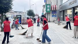庆阳市卫生健康委开展“主题党日+文明实践志愿服务”活动