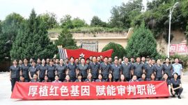 庆阳中院与合水县法院、庆城县法院、宁县法院开展党建共建活动