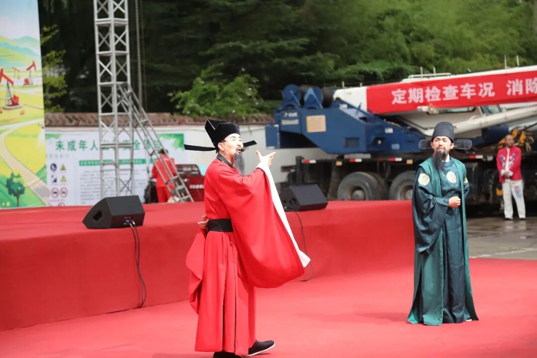 全省交通安全巡回宣讲进企业宣传活动在庆城县举行