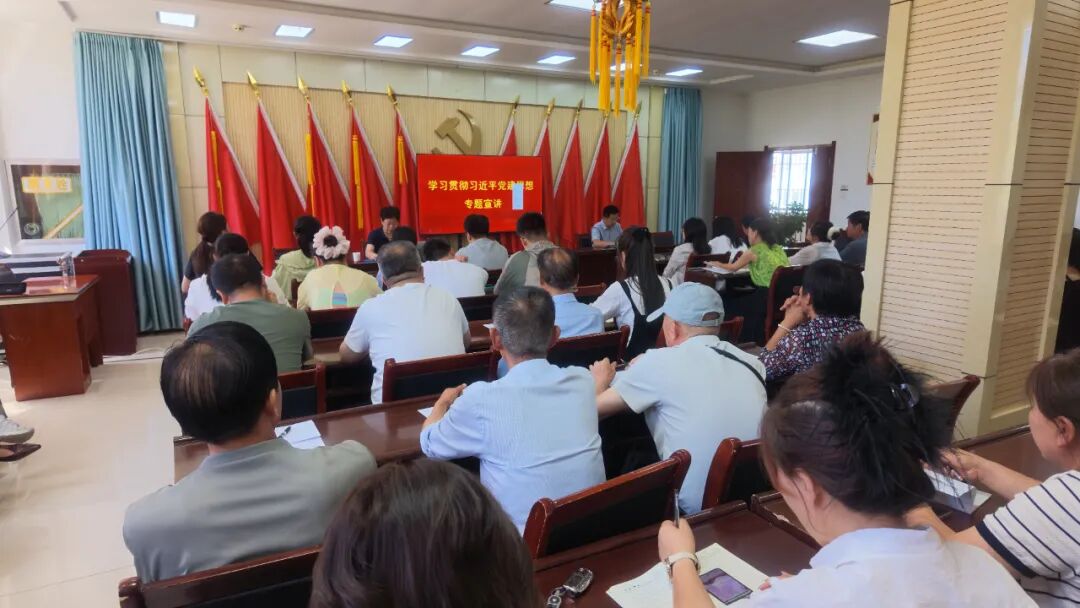 省委讲师团成员在镇原县开展习近平党建思想专题宣讲活动