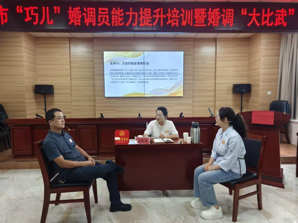 庆阳市“巧儿”婚调“大比武”活动守护万家幸福和谐
