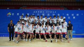 省十六运会青少年篮球赛庆阳健儿凯旋赞