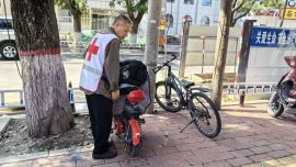 庆阳市红十字会开展创城志愿服务活动
