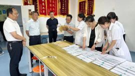 庆阳市残联党组书记王建刚调研指导市康复医院工作