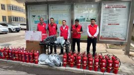 长庆社区：共建聚力助创城 爱心物资暖社区