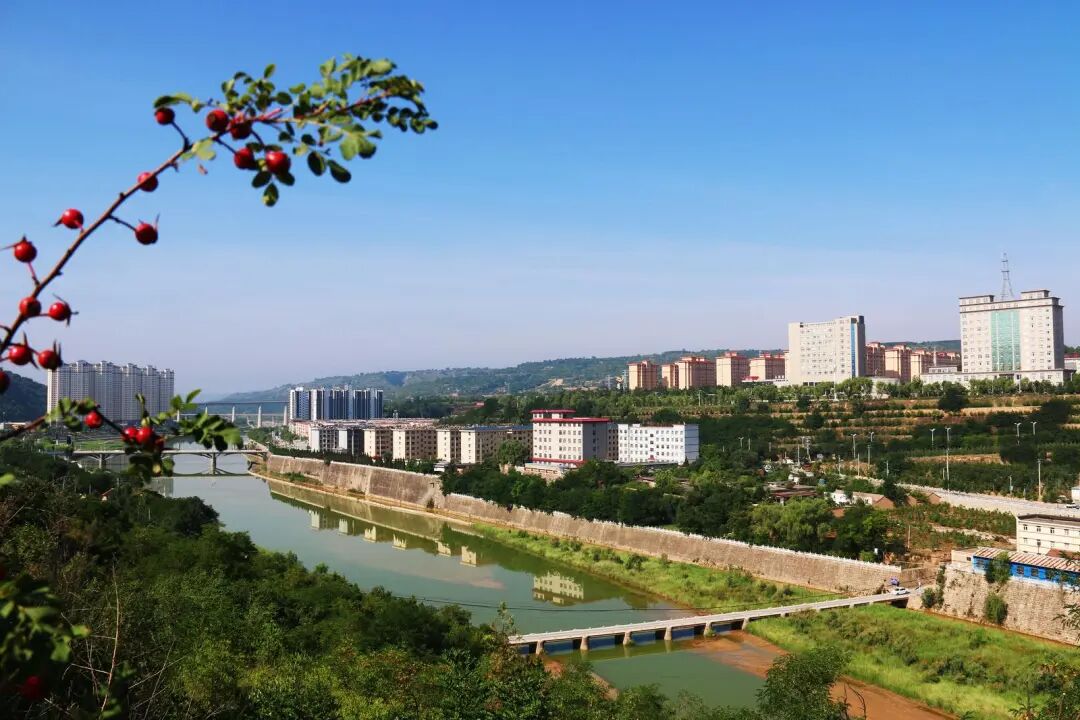 马莲河从宁县县城穿城而过。庆阳融媒记者 李建强 摄