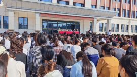 西峰区彭原镇开展以“普法禁毒反诈”为主题的“开学第一课”宣讲教育活动