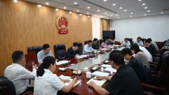 庆阳市五届人大常委会党组（扩大）会议召开
