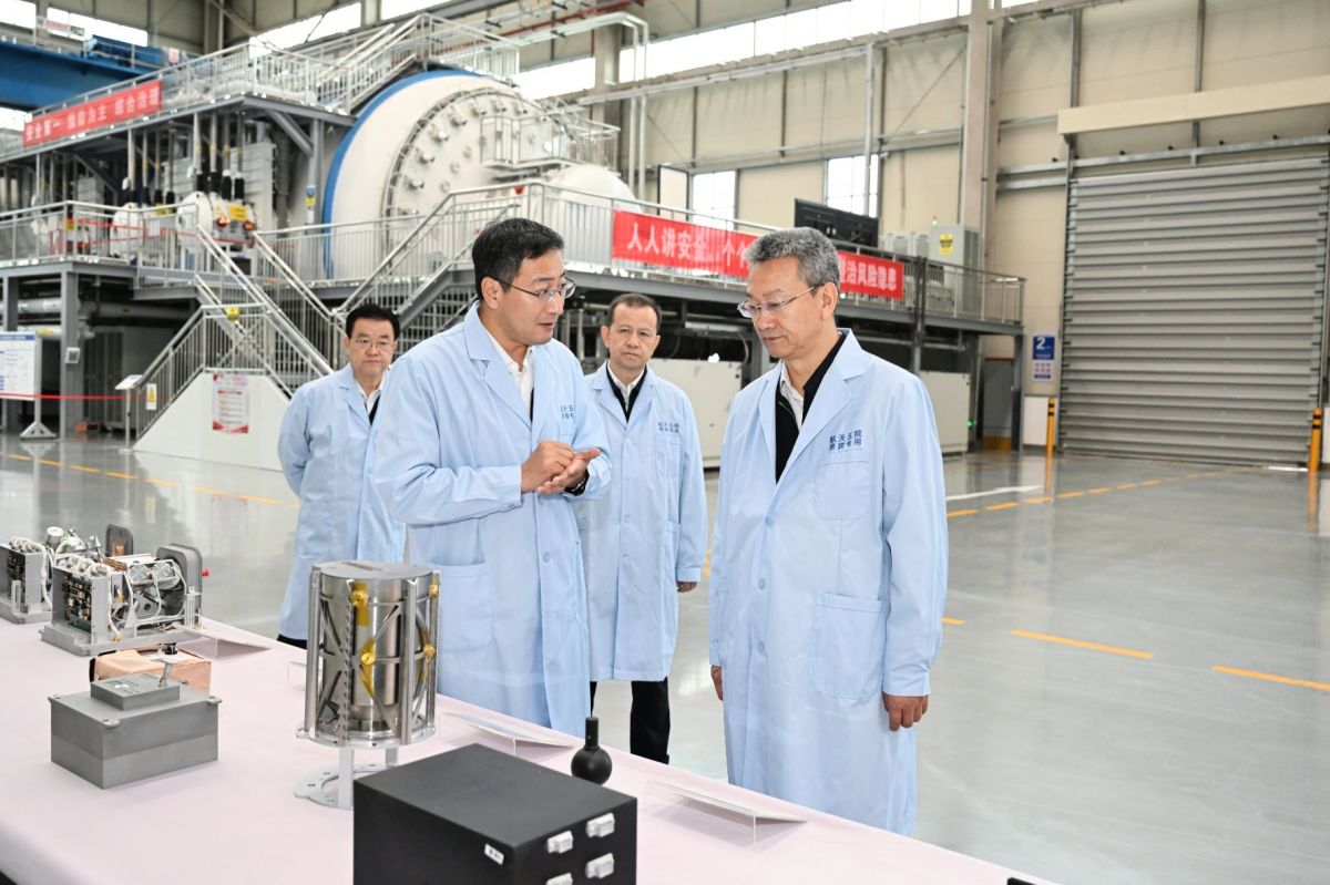 9月8日,省委副书记、代省长孔绍逊在兰州市调研。(新甘肃·甘肃日报记者盛学卿)