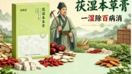 茯湿本草膏，十三味草本，专注老年顽固性湿气