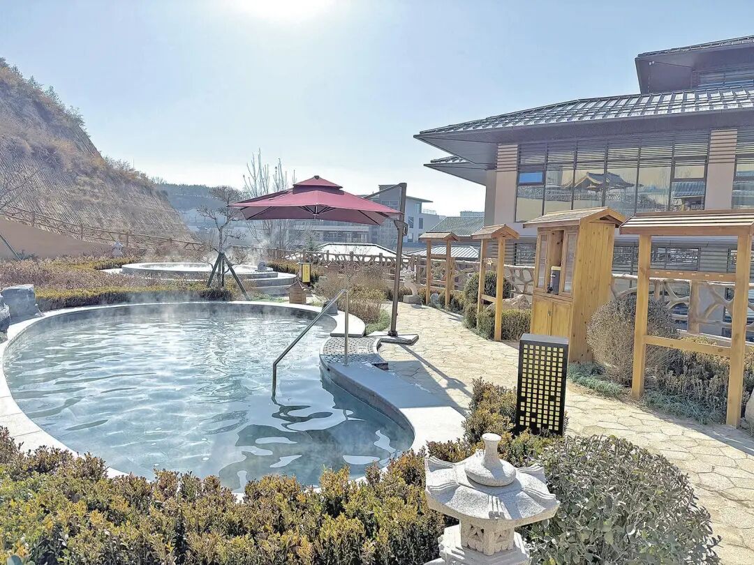 庆城县借鉴南开区文旅发展思路打造的岐伯·温泉度假区。
