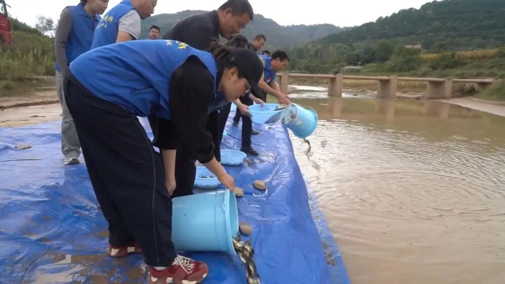 庆阳市畜牧水产技术推广中心贯彻“一法一条例”助力黄河流域庆阳段水生生物保护