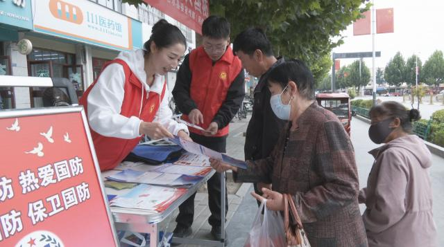 合水县开展2026年“全民国防教育月”主题宣传活动
