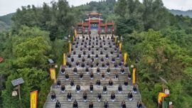 二〇二六（‌丙午）年甘肃·庆阳岐黄文化论坛拜谒医祖岐伯仪式在庆城县举行
