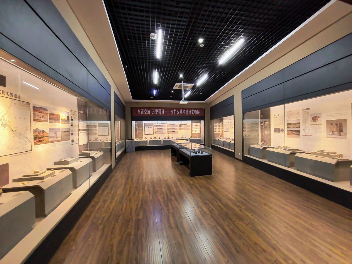玉门火烧沟遗址文物展在镇原开展