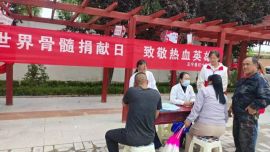 正宁县红十字会开展“世界骨髓捐献者日”主题宣传活动
