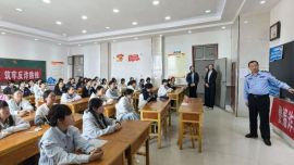 警银联动筑防线 反诈宣讲护青春——建行庆阳分行开展反诈进校园专题宣传活动