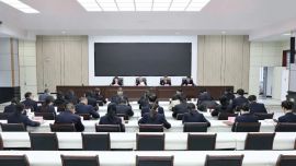 市委第五巡察组进驻市法院巡察“回头看”动员会召开