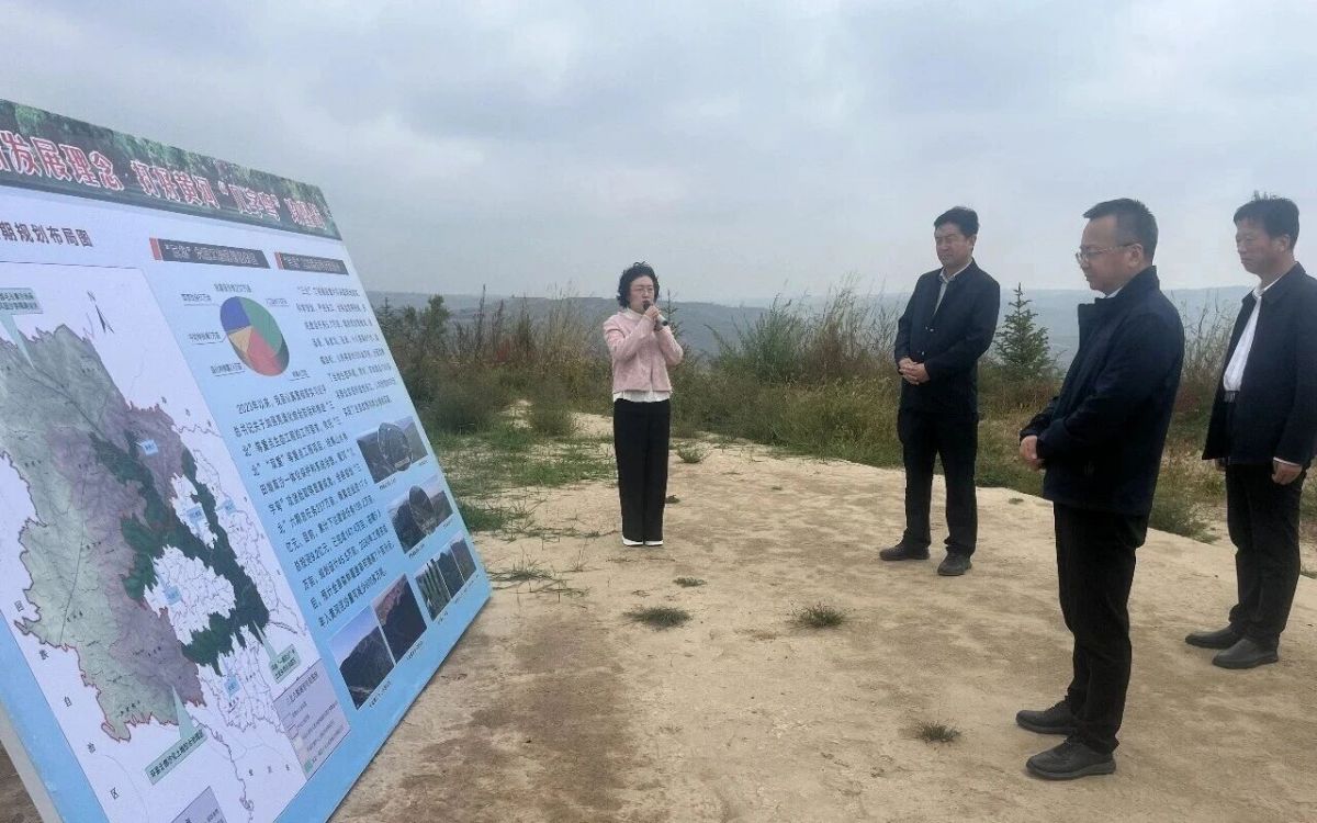 庆阳市人大常委会专题调研全市大规模国土绿化行动开展情况