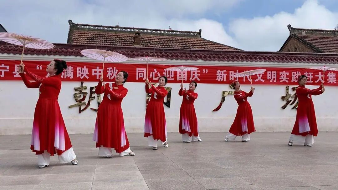 宁县开展“月满映中秋·同心迎国庆”新时代文明实践赶大集活动