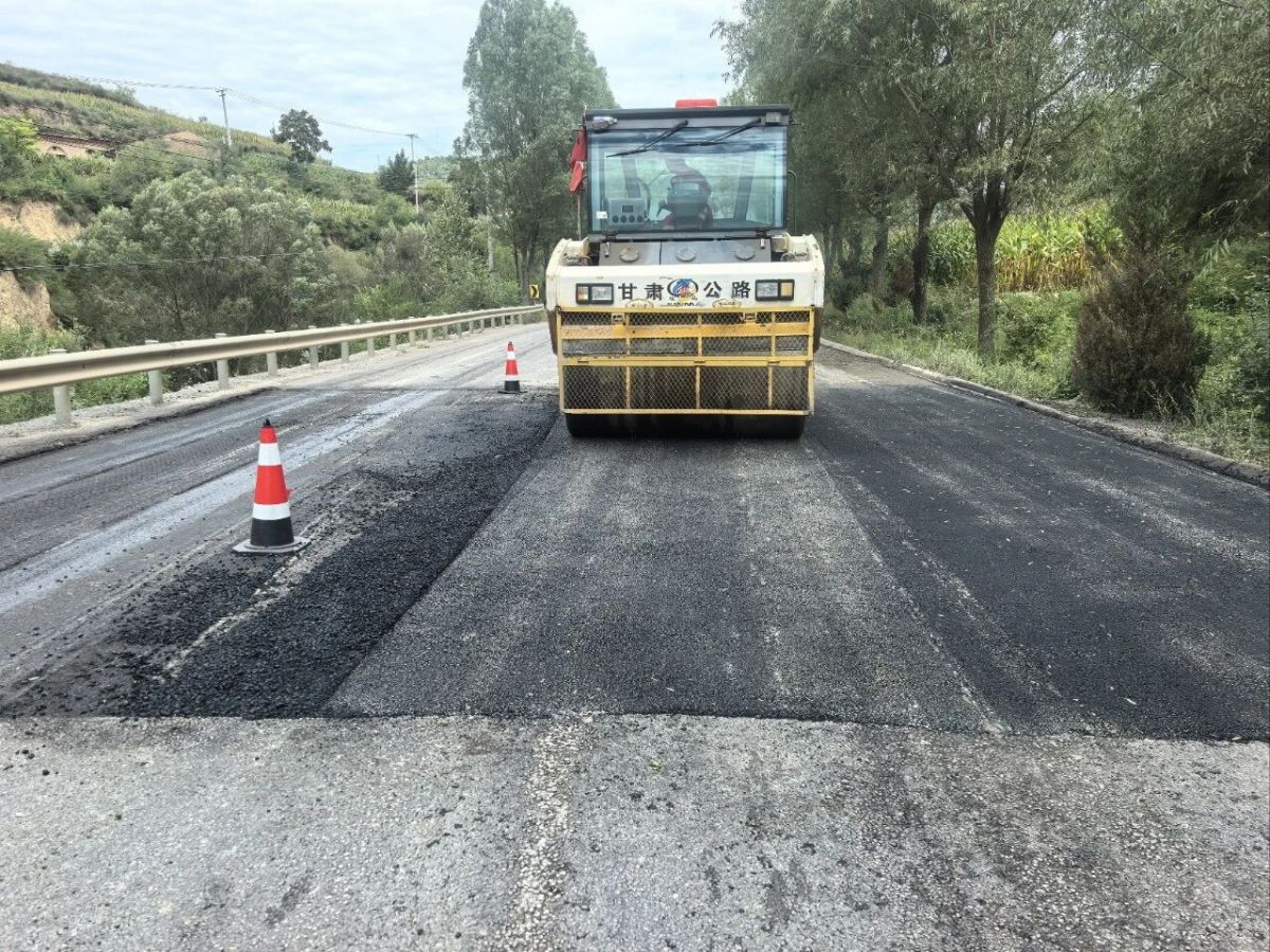 华池公路段精养干线公路铺就白瓜子出山致富路
