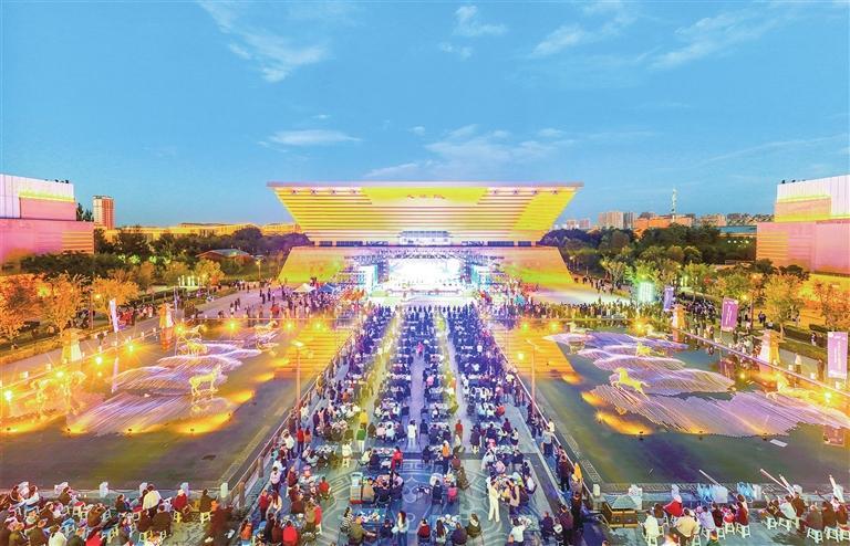 全省2026年“我们的节日·中秋”省级主场活动现场。(王丽)