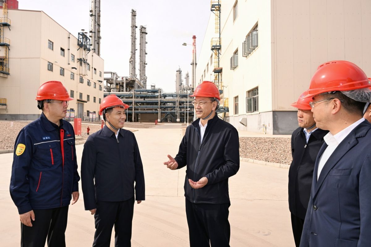省委副书记、省长孔绍逊近日在金昌市调研。(新甘肃·甘肃日报记者盛学卿)