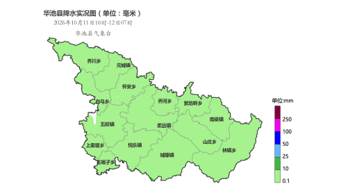 华池县雨情快报