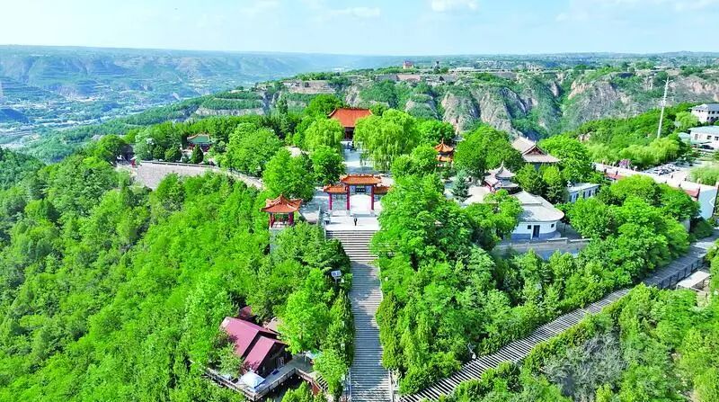 周祖陵景区生态环境持续优化。