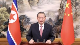 李强在中朝新鸭绿江大桥开通仪式上发表视频致辞